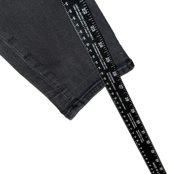 Acne Climb Stay Black Mid‎ Rise Bla Konst Skinny Leg Denim Jeans Size 27 - Picture 7 of 7